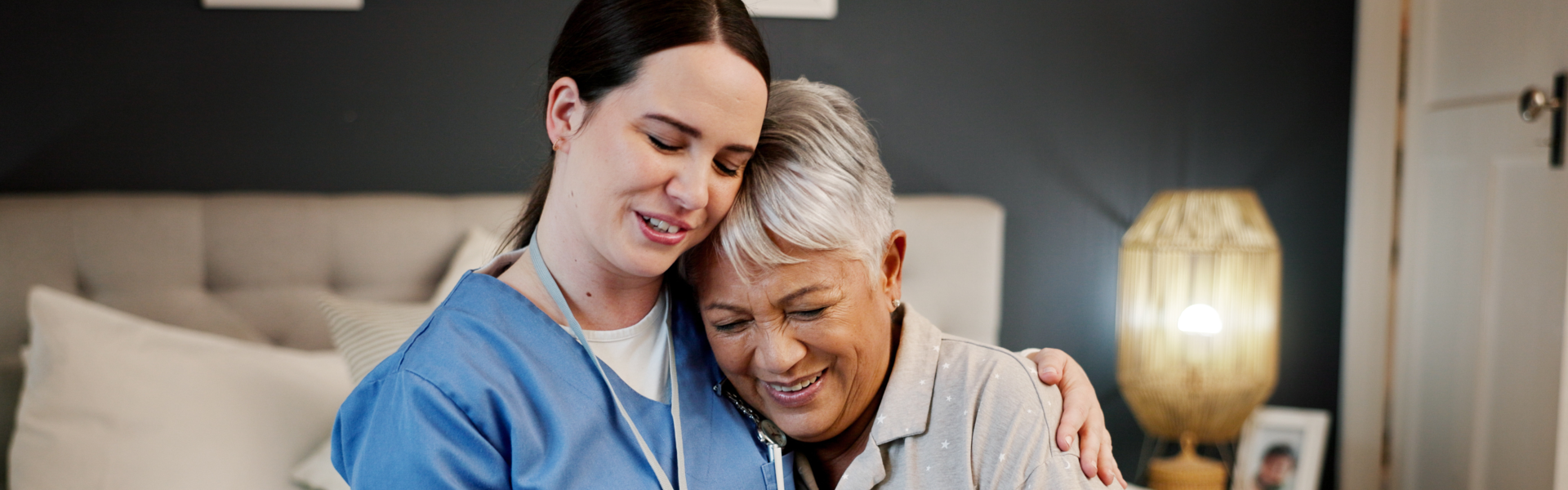 a nurse with a patient